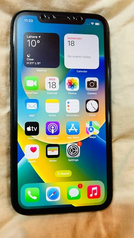 iphone 11 128gb black PTA 7