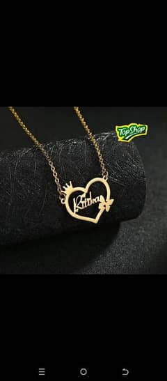 gold plated name locket