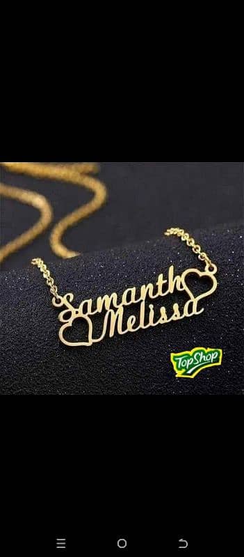 gold plated name locket 3