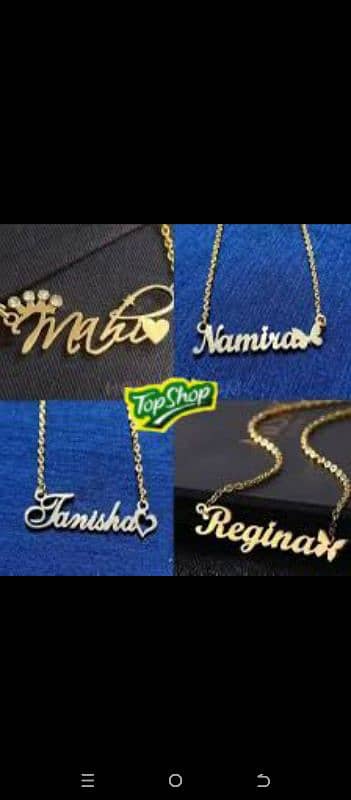 gold plated name locket 4