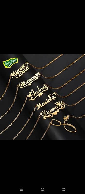 gold plated name locket 6