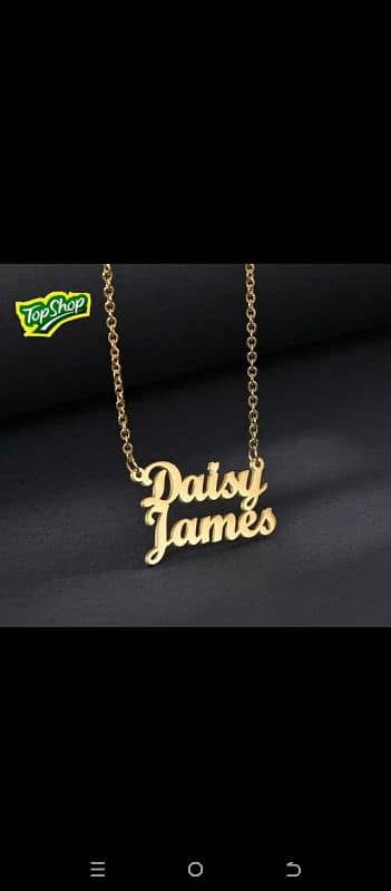 gold plated name locket 10