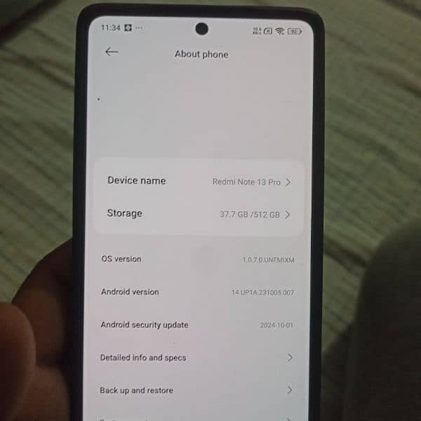 Redmi note 13 pro (12gb ram 512gb storage) 3