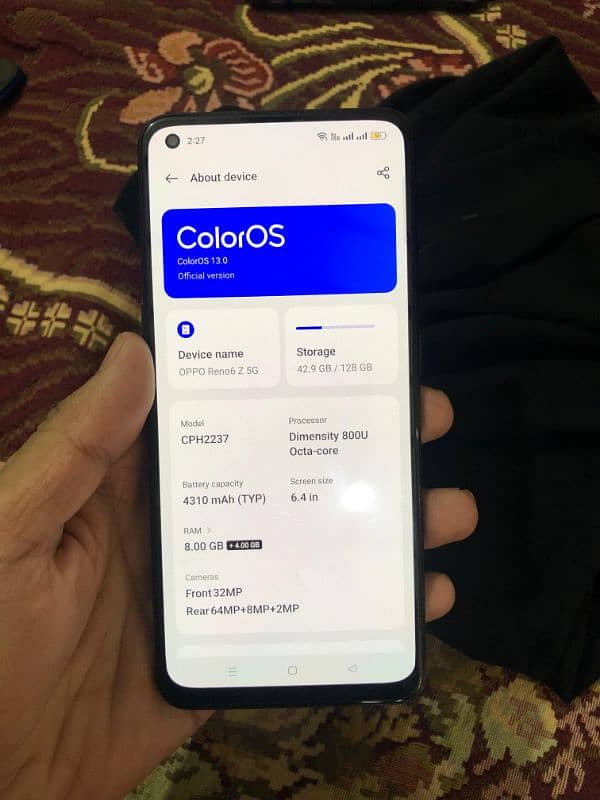 Oppo Reno 6Z 5G Read add 4