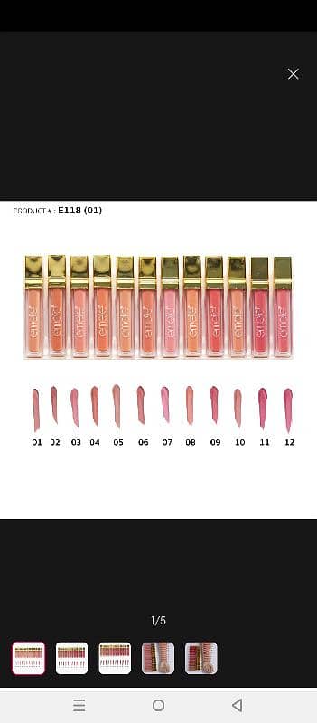 lip stick lip gloss and tint 10