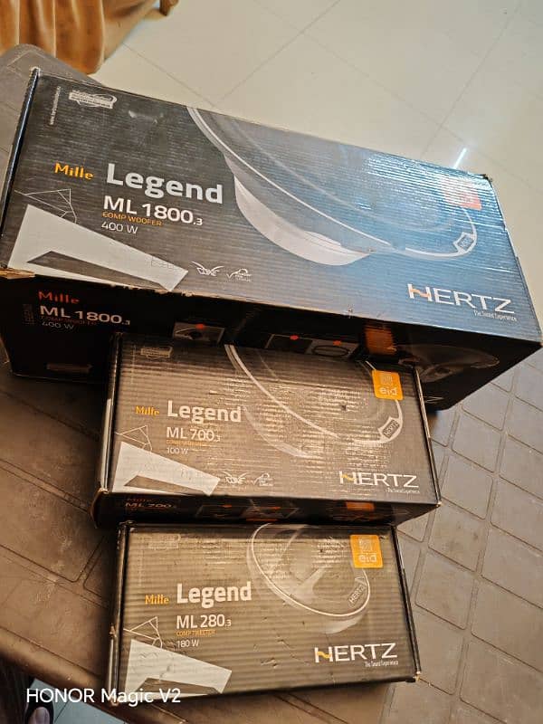 Hertz Mille Legend 3 Way Components Active Setup 0