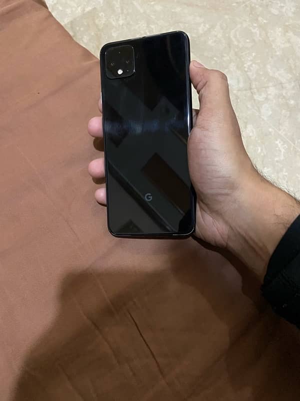 Pixel 4XL 64gb 6 gb black colour 10by 9 patch pta proved 4