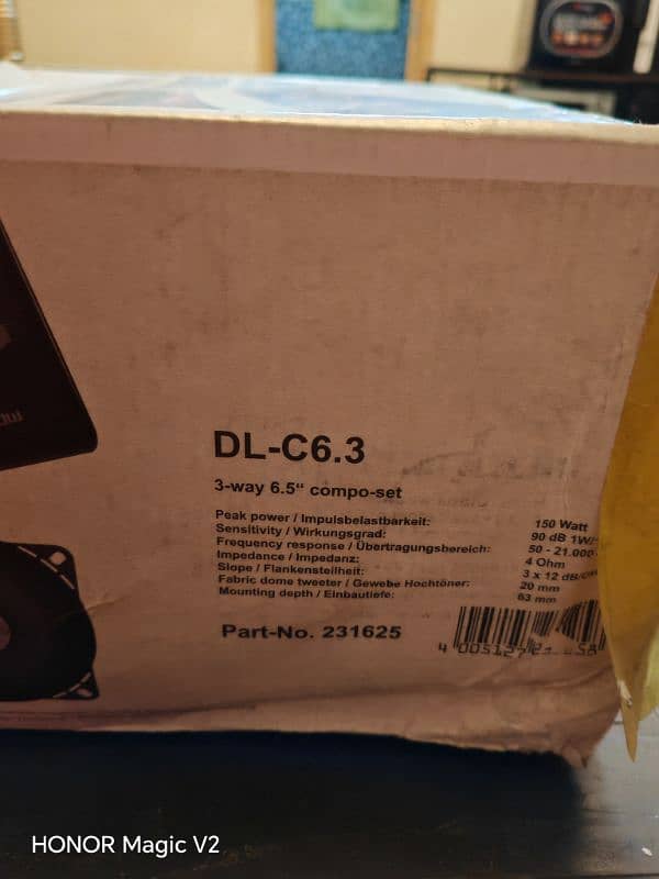 Rainbow DL-C6.3 3 Way Components Passive 1