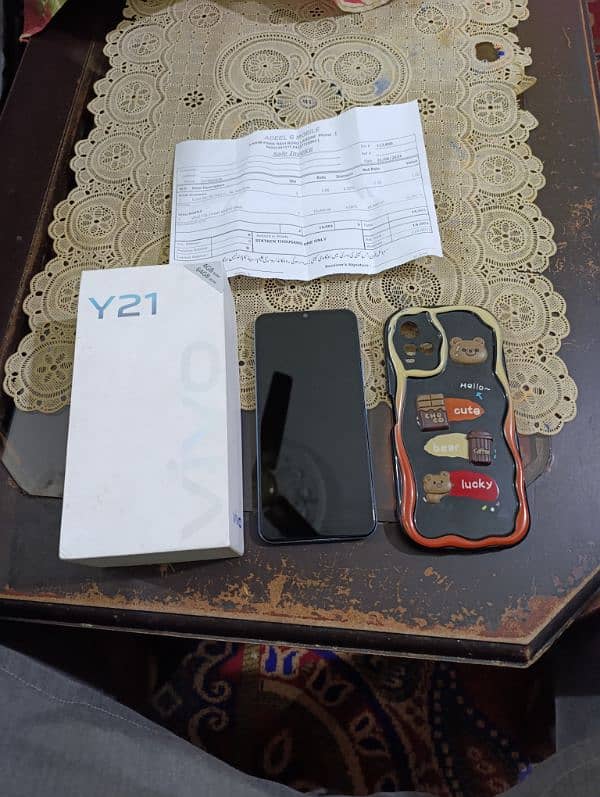 Vivo y21 good condition set and box sale and exchange 2