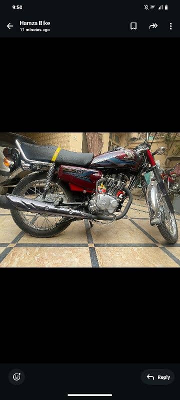 Honda 125 only 783kilomter use own my name invoice peshawar EC 928 0