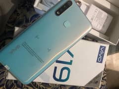 Vivo y19 8 + 256 new set 10/10 condition only one day used with box