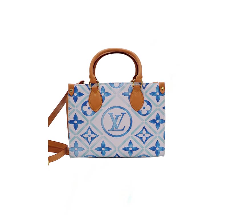 Luxury Louis Vuitton Shoulder Bag Light Blue 0