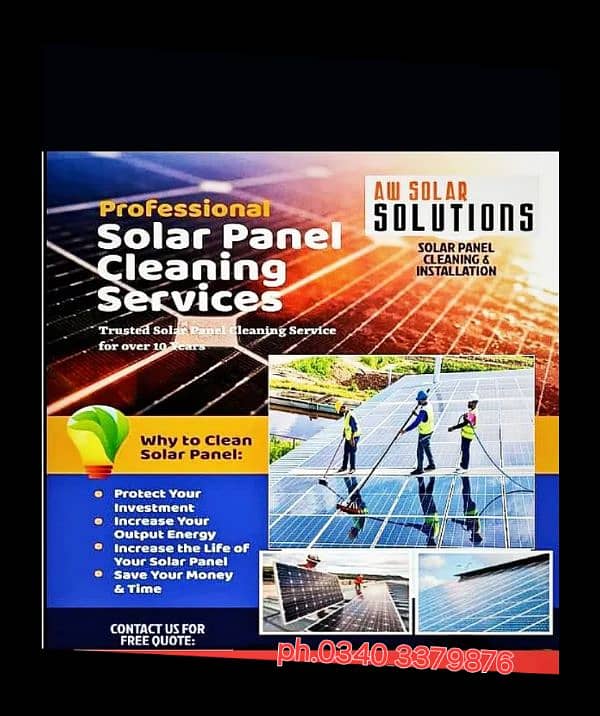 Apnay solar palate ki cleaning k lia rabta karain 0