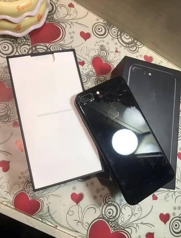 iPhone 7 plus 128 gb pta official approved with box 10/10 0