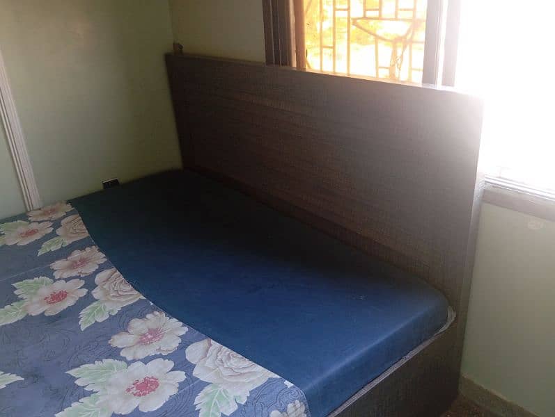 king size bed without mattress . 2 Door wardrobe 2 pice 1