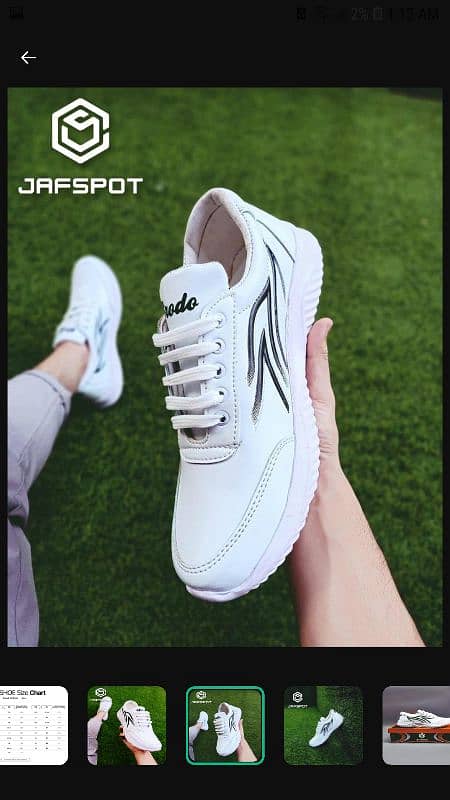 men's athletic , Running sneakers -JF019, white with black lines 3