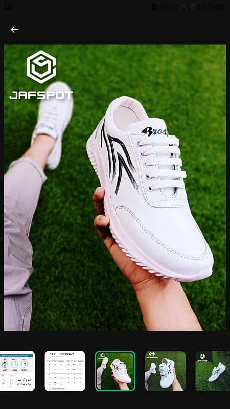 men's athletic , Running sneakers -JF019, white with black lines 4