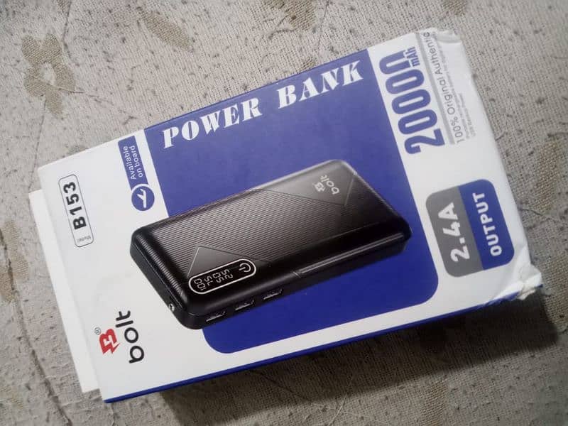 Bolt B153 Powerbank 20000mAh New Box Pack Fresh piece 0