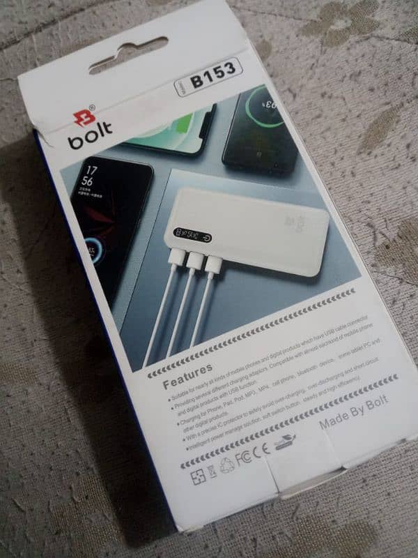 Bolt B153 Powerbank 20000mAh New Box Pack Fresh piece 2