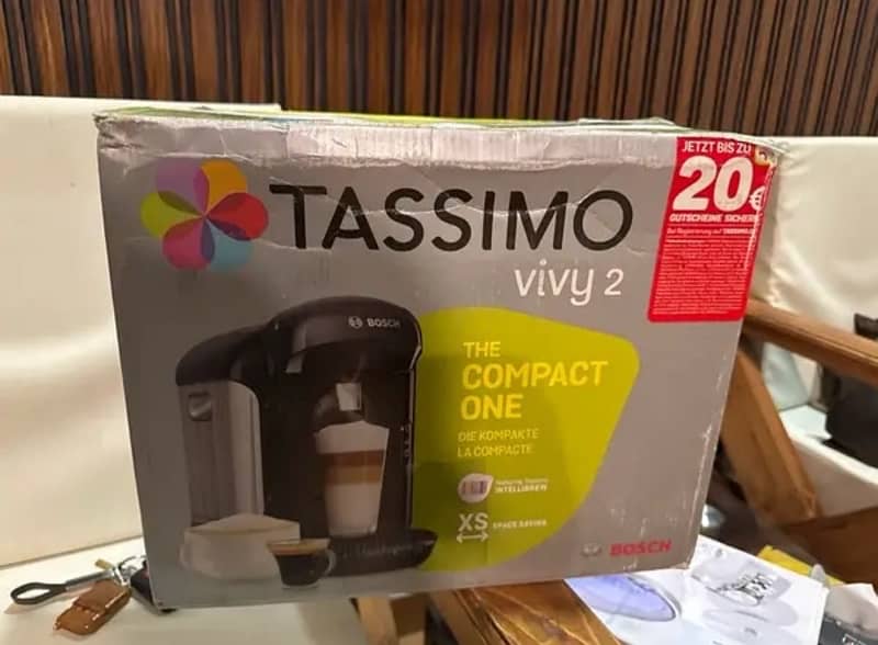 TASSIMO IMPORTED COFFEE MACHINE 0