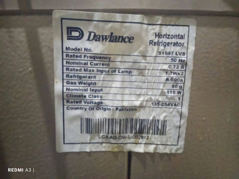 Dawlance inverter deep freezer 2