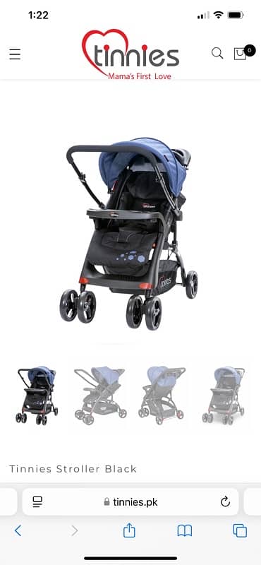 tinnes stroller red color 0