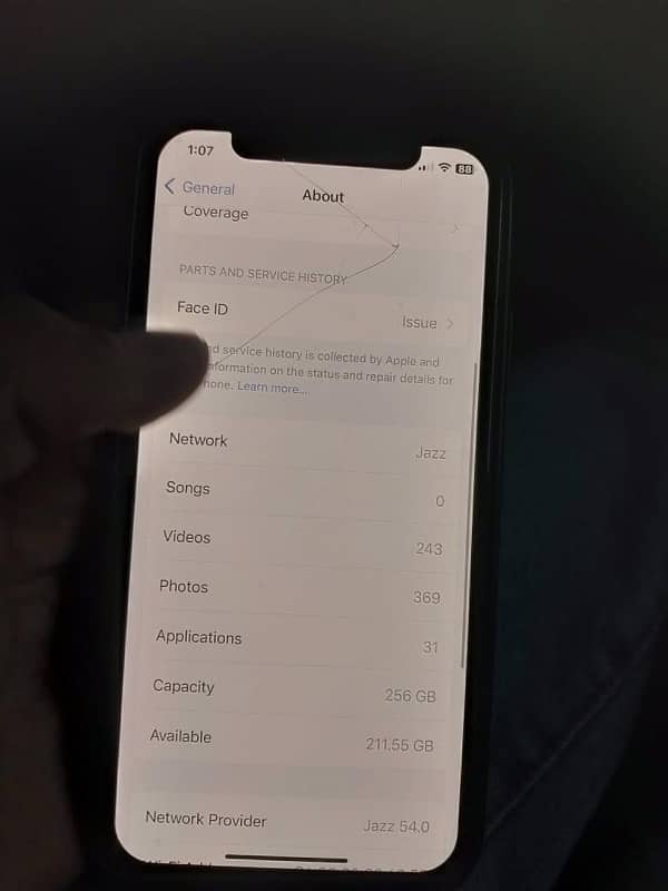 iPhone X 256gb pta approved 6