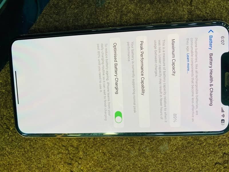 iPhone XS Max 256gb pta dual approved with box 89bh fixed price 3