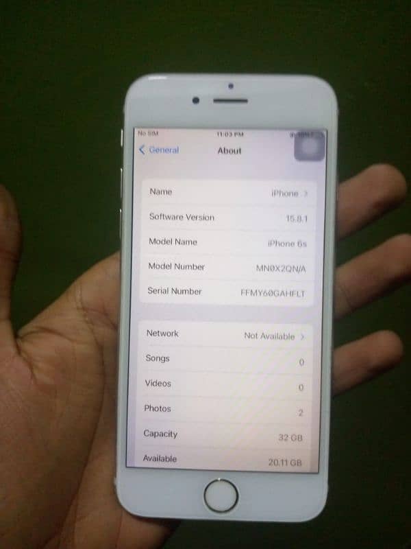 iPhone 6s silver 6