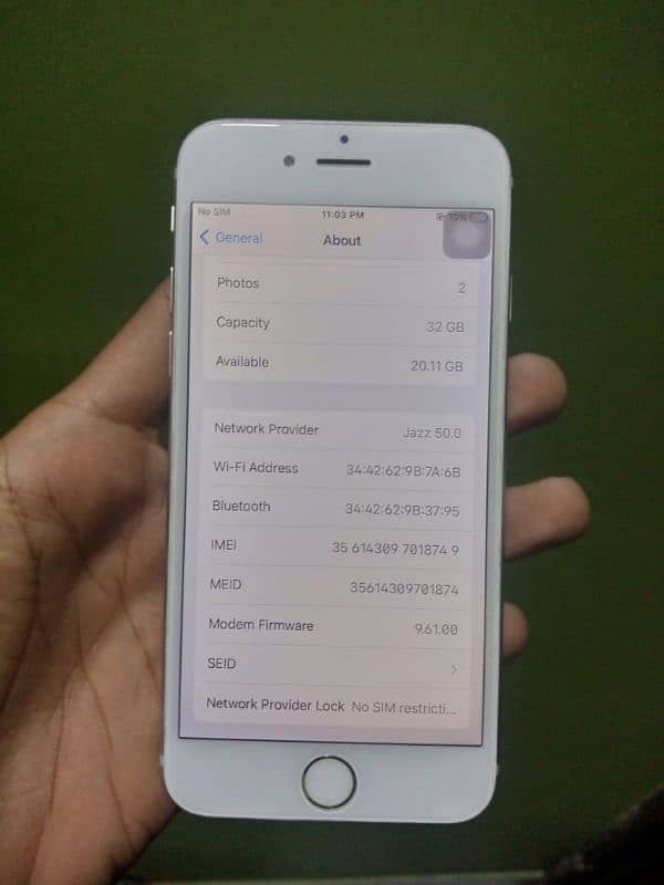 iPhone 6s silver 7