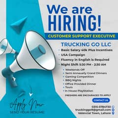 Customer Support, Truck Sales and Dispatch Job in Lahore, USA Based