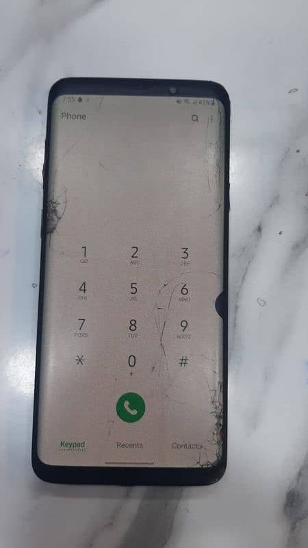 Samsung S9 plus argent sale 3