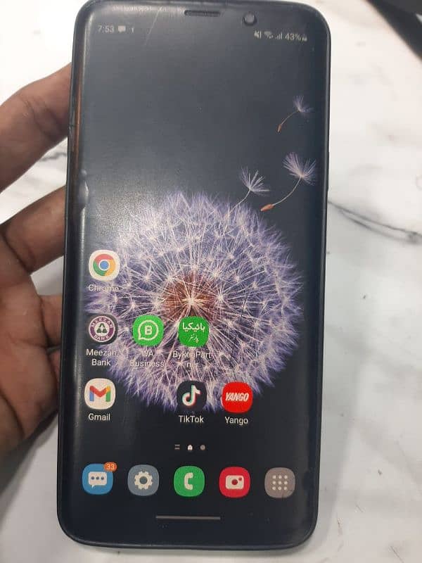 Samsung S9 plus argent sale 6