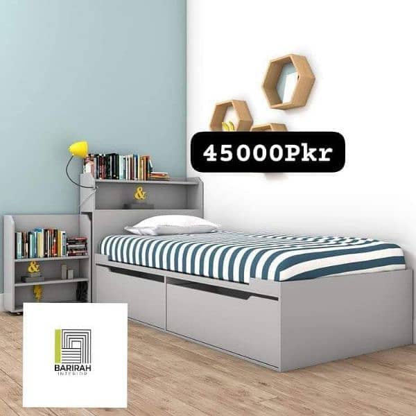 Sliding Bed /Single Drawer Bed/King Size Bed/Kids Bed 4