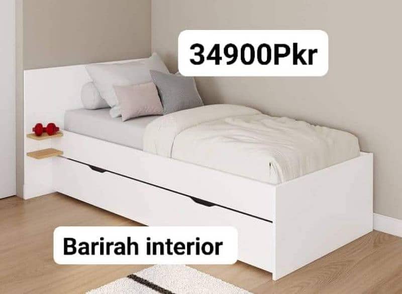 Sliding Bed /Single Drawer Bed/King Size Bed/Kids Bed 7