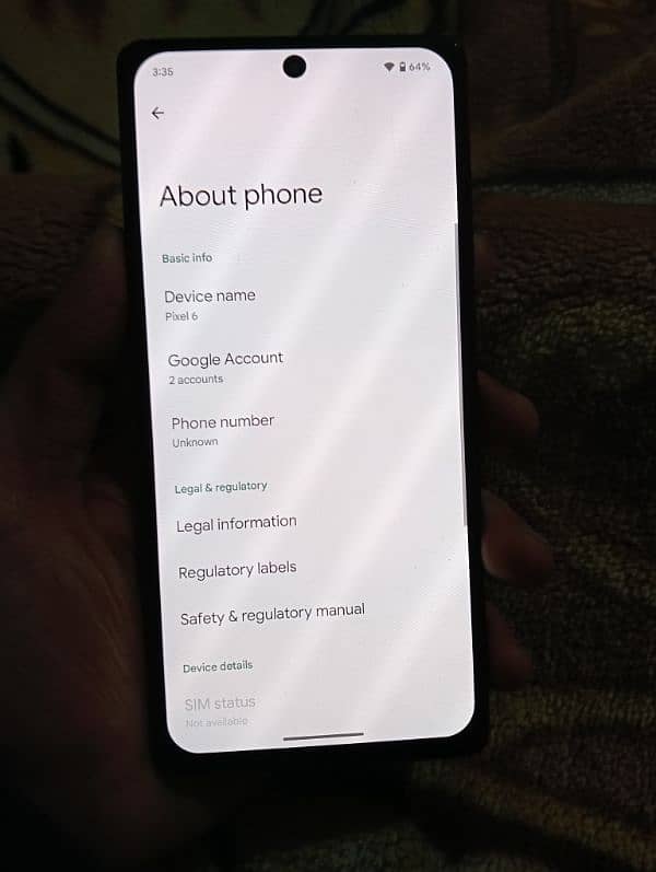 Google pixel 6 pta Approved 8 128 urgent sale 4