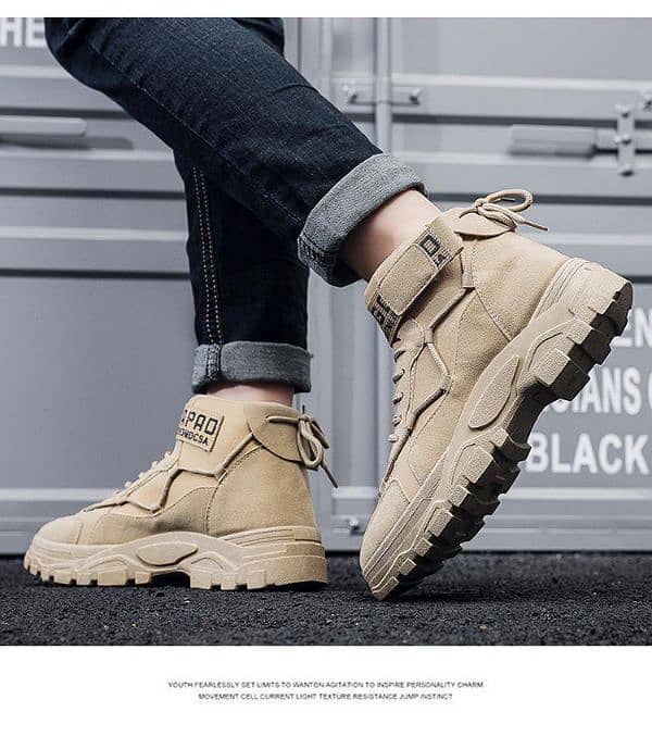 Mens khaki shoes sneakers , joggers, formal 7