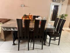 Sheshum wood full size dinning table