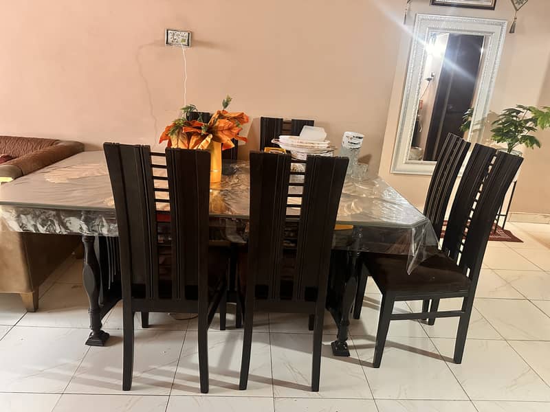 Sheshum wood full size dinning table 4