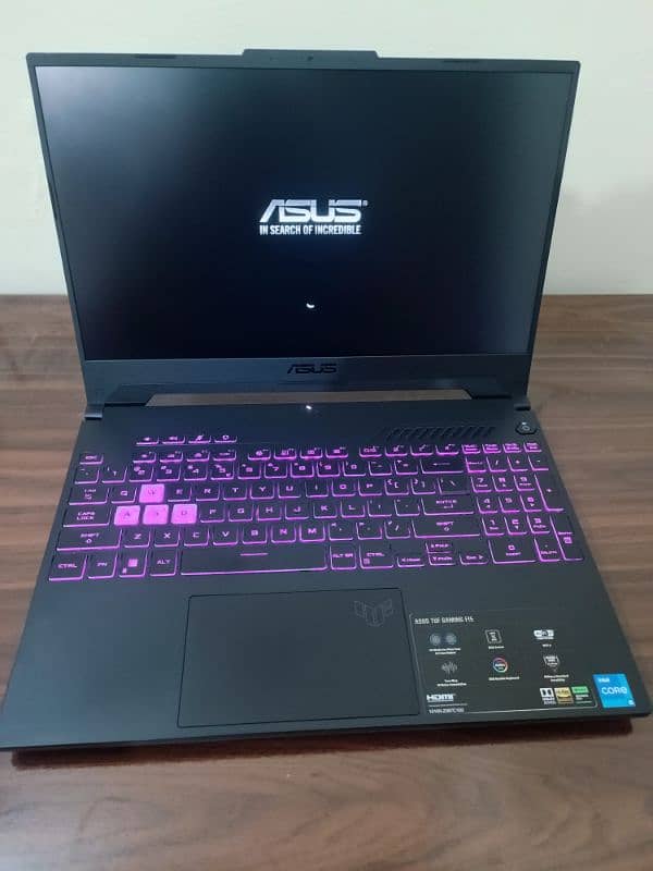 Asus Tuf f15 gaming laptop i5 12th gen, rtx 3050, 32gb ram, 512 ssd 0