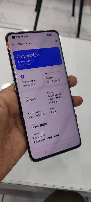 OnePlus 11 5G 16/256 Dual sim Non PTA sim time available VIP PRICE 4