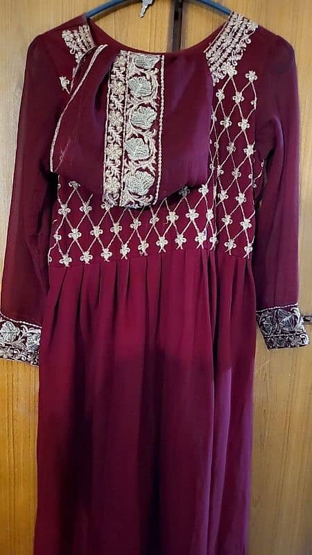 wedding eastern frock 1