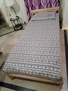 IKEA Single Bed With Spring Mattress