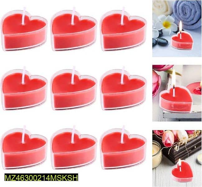 Home Decorative candles Pack Of 9 1