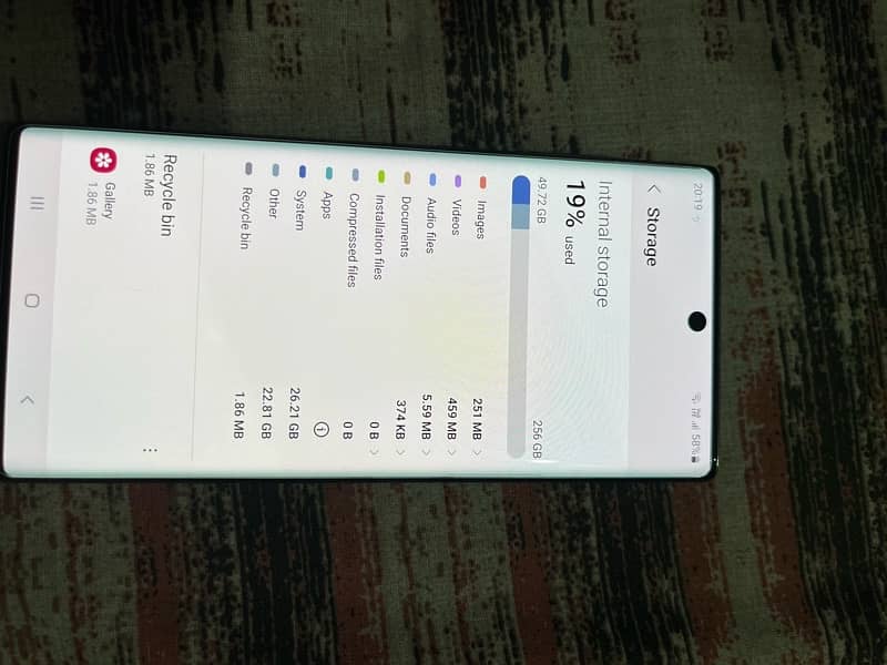 Note 10 storage 256gb PTA Approved 2