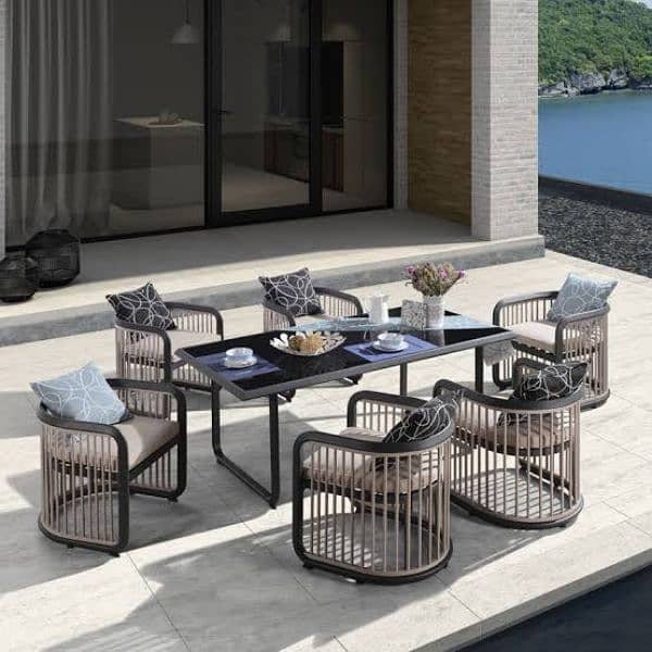 outdoor metal rope chair unique design 15000 per seat 0