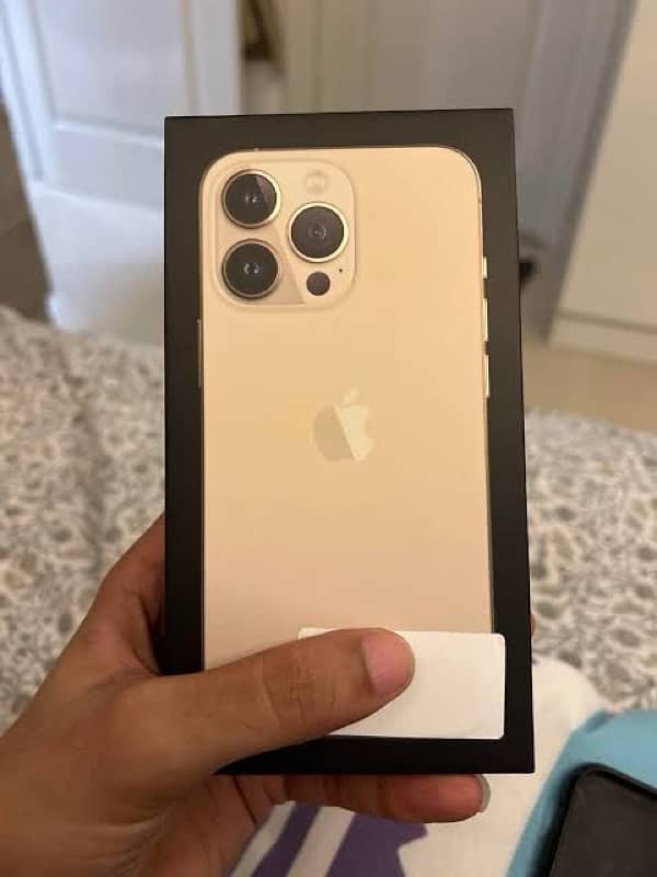 iPhone 13 Pro 256 GB Gold PTA Approved Dual Physical 0