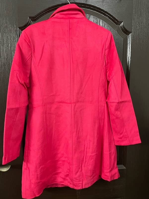 Mid-length Pink Coat 1