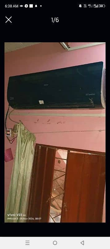 Haier DC inverter 1.5 ton wifi Heat and Cool Excellent condition 0