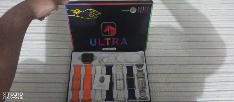 ULTRA SERIES 9 (7 IN 1 STRAP) PACKAGE BOYS AND GIRLS SMART WATCH 2